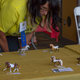 A “live show” judge presiding over one of the many categories for the “minis” scale size.